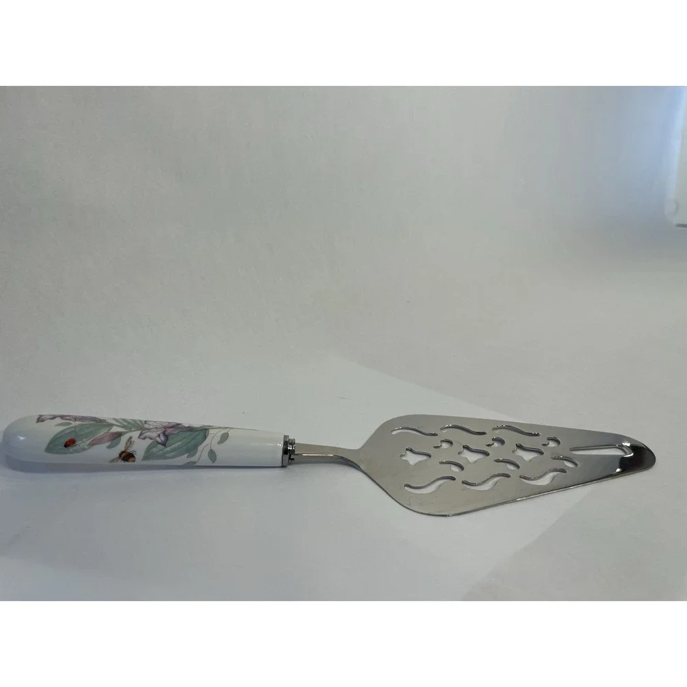 Lenox Butterfly Meadow Pierced Pie Cake Server